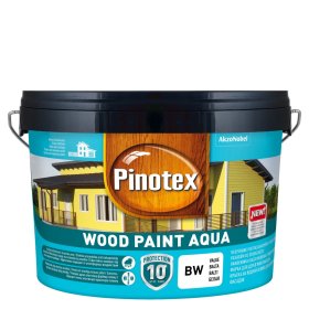 Medinių fasadų dažai PINOTEX Wood Paint Aqua, tamsiai žali, 2,5 l