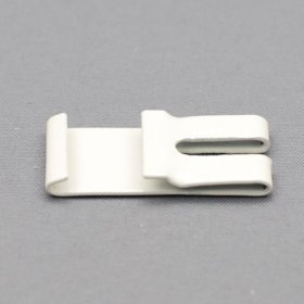 Tvirtinimo laikiklis HESORA, metalinis, aliuminio profiliui, baltos sp., 1 pak./4 vnt., Nr. TK 11095