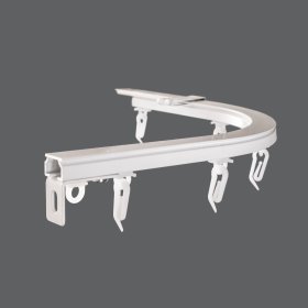 Lenktas kampas (900) HESORA, universalus, aliuminio, baltos sp., sukompektuotas, Nr. TK 06