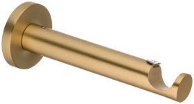 Karnizo laikiklis STOL-KAR Classic, skersmuo 19 mm, viengubas, matinio žalvario sp.