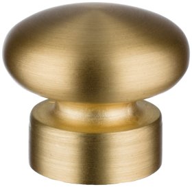 Užbaigimas karnizui STOL-KAR Flat Ball, skersmuo 19 mm, metalinis, matinio žalvario sp.