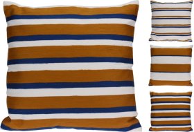 Pagalvėlė Dryžuota, medvilnė, 3 skirtingos sp., 45 x 45 cm