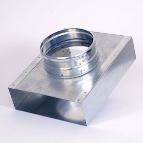 Ventiliacijos perėjimas, 5TP15D10, su D100 atšaka, cinkuotas