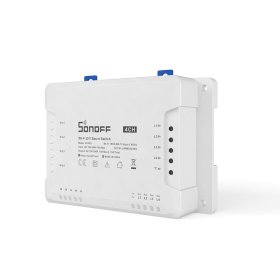 Išmanusis jungiklis SONOFF 4Chr3, 4 kanalų, valdomas programėle, Wi-Fi, galimybė valdyti balsu