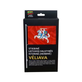 Lietuvos istorinė vėliava, 1 x 1,667 m., su tvirtinimui skirtais karabinais