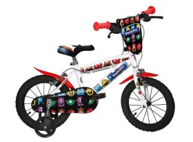 Vaikiškas dviratis MTB BOY MONSTERS, su pagalbiniais ratukais, dydis 16"