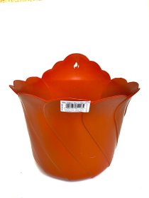 Plastikinis vazonas, pakabinamas prie sienos Tulpė 12-01, 17 x 19 cm.