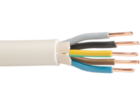 Instaliacinis kabelis LIETKABELIS Nym-J 300/500V 5*2,5, (KH05VV-U) apvalus monolitas