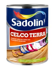 Medinių grindų lakas SADOLIN Celco Terra 45, 2,5 l, pusiau blizgus