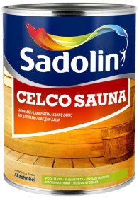Pirties lakas SADOLIN Celco Sauna, 1 l, pusiau matinis