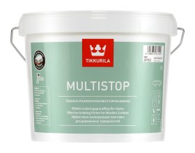 Medienos gruntas nuo sakų TIKKURILA Multistop, 3 l