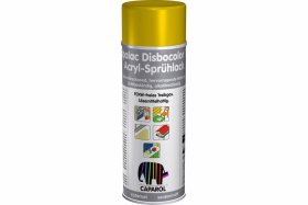 Dažai CAPAROL Capalac Disbocolor 781, 400 ml, aerozoliniai, šilko matiniai, cinko geltonumo, RAL1018