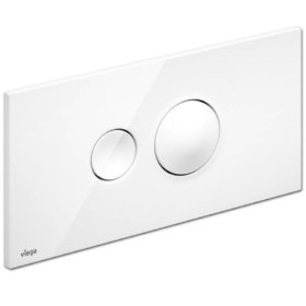 Nuleidimo mygtukas rėmui VIEGA Style 10 Eco Plus, plastikinis, baltas, Vokietija, kilmės šalis Vokietija