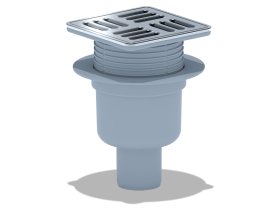 Vertikalus trapas ANI PLATS, TQ5714MEU, D-50, reguliuojamas, su met. grotelėm 12x12, sausas