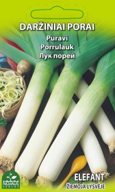 Daržovių sėklos, porai daržiniai Elefant, 0490