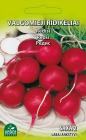 Daržovių sėklos, ridikėliai valgomieji Saxa 2, 0544