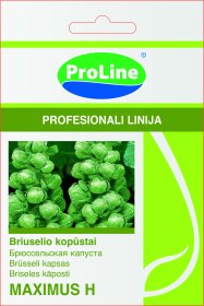 Daržovių sėklos, PROLINE briuselio kopūstai Maximus H, 15 s., D