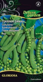 Daržovių sėklos, žirniai raukšlėtieji Gloriosa, 10 g., 4802, A