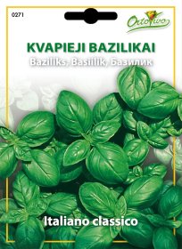 Prieskonių sėklos, ORTOVIVO bazilikai Italiano classico, 2,5 g., C