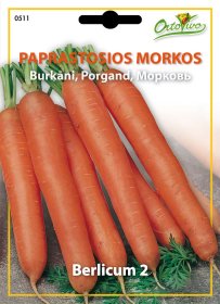 Daržovių sėklos, ORTOVIVO morkos Berlicum 2, 3 g., C
