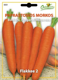 Daržovių sėklos, ORTOVIVO morkos Flakkee 2, 3 g., C