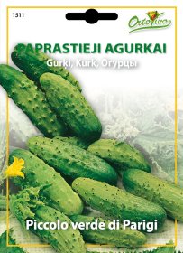 Daržovių sėklos, ORTOVIVO agurkai Piccolo veerde di Parigi, 2 g., C