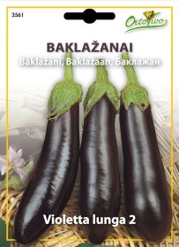 Daržovių sėklos, ORTOVIVO baklažanai Violetta lunga 2, 1 g., C