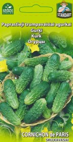 Daržovių sėklos, agurkai paprastieji trumpavaisiai Cornichon de Paris, 8885