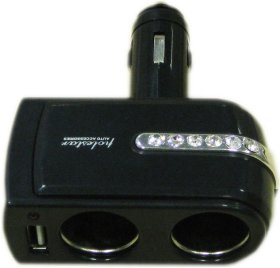 Skirstytuvas ALBURNUS St201, 2 lizdų, 1 USB jungtis