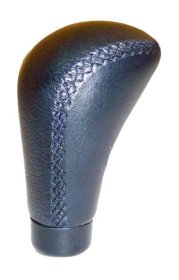 Automobilio pavarų svirties antgalis ALBURNUS, juoda spalva