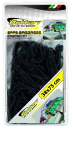 Automobilio bagažinės tinklas BOTTARI Safe Baggages, 8 kablių