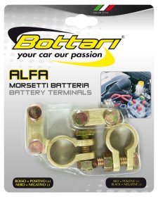 Akumuliatoriaus gnybtai BOTTARI Deluxe, 2vnt. 6 / 12V