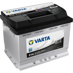 Akumuliatorius VARTA, BLACK dynamic C14, 12 V, 56 Ah, 480 A, 242 x 175 x 190 mm