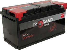 Akumuliatorius POWER PLUS, 12 V, 100 Ah, 740 A, EN, 352 x 175 x 190 mm, starterinis, rūgštinis