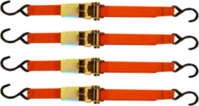 Krovinio tvirtinimo diržas ALBURNUS ST-218, ilgis 4,5 m, plotis 26 mm, 3,5t, 4 vnt.