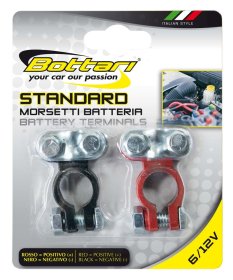 Akumuliatoriaus gnybtai BOTTARI Standard, 6/12V