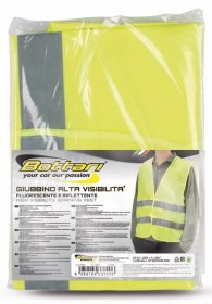 Šviesą atspindinti liemenė BOTTARI, geltona spalva