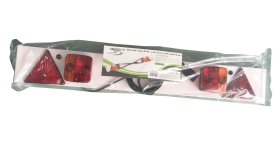 Lempų komplektas priekabai MOOVIT, galinės, 100x14 cm, 5 m. laidas, 7 kontaktų lizdas