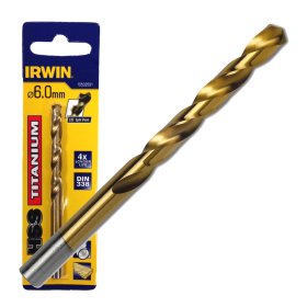 Titaninis grąžtas metalui IRWIN HSS Titan, DIN 388, 2575 2,5 mm.