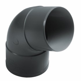 Alkūnė siaurėjanti S-LON , d-80, 67,5 laipsnių, grafito spalvos