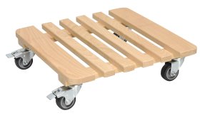 Padėklas vazonui WAGNER, iš buko medienos "GH0329", išmatavimai 380x380mm.