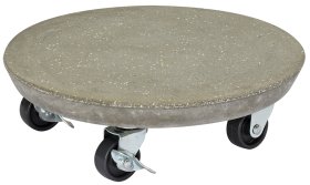 Padėklas vazonui WAGNER, iš tamsaus akmens "GH0901", skersmuo 28cm.