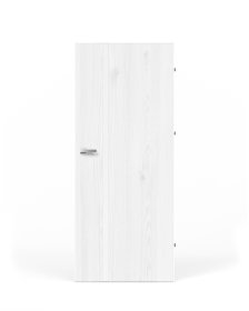 Laminuotos vidaus durys su užlaida VIVENTO Astoria-01, dešininės, spl. Sibiu White, 2030x844x40 mm