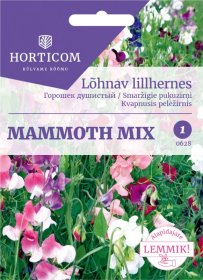 Gėlių sėklos, HORTICOM kvapusis pelėžirnis Mammoth, mišinys, 5 g