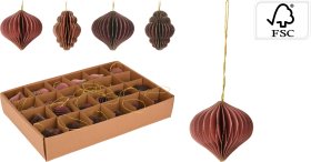 Pakabinama dekoracija Korys, popierinis, 4 skirtingi dizainai, 60 mm