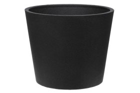 Šiltasis lauko vazonas 4LIVING Classic, juodos sp., 60 x 50 cm.