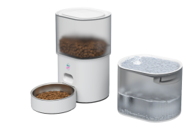 Maisto dozatorius augintiniams EASY PET, automatinis, 3l, su fontano rinkiniu, 2.5l