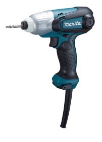 Elektrinis smūginis suktuvas MAKITA TD0101F, galia 230 W, 1/4", 0-32 min.-1, 100 Nm, 0,99 kg, LED