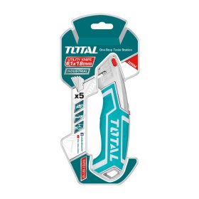 Peiliukas TOTAL, trapeciniais ašmenimis, su 5 SK5 plieno ašmenimis, 19x61 mm, THT5116118