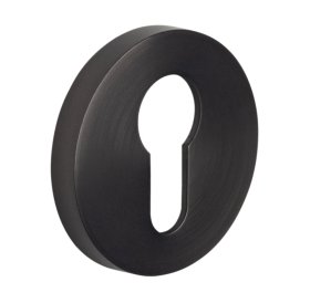 Durų apyraktė INOVO SLIM 17, PZ cilindrui, grafito spalvos, apvalus